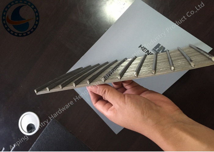 Stainless Steel Wedge Wire Screen / Wedge Wire Sheets High Precision