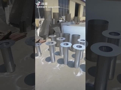 SS304 Κλίνος Wire Screen Drum Δωρεάν δείγμα