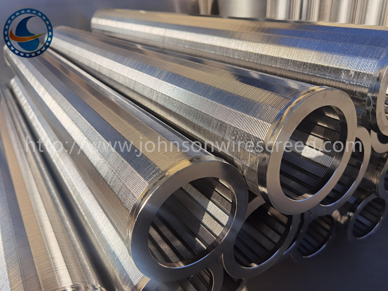 SS304 Σλοτ 25μm Johnson Wedge Wire Screen Filter Μέχρι 80% ανοικτή περιοχή