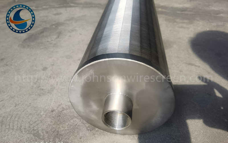 SS304 Σλοτ 25μm Johnson Wedge Wire Screen Filter Μέχρι 80% ανοικτή περιοχή