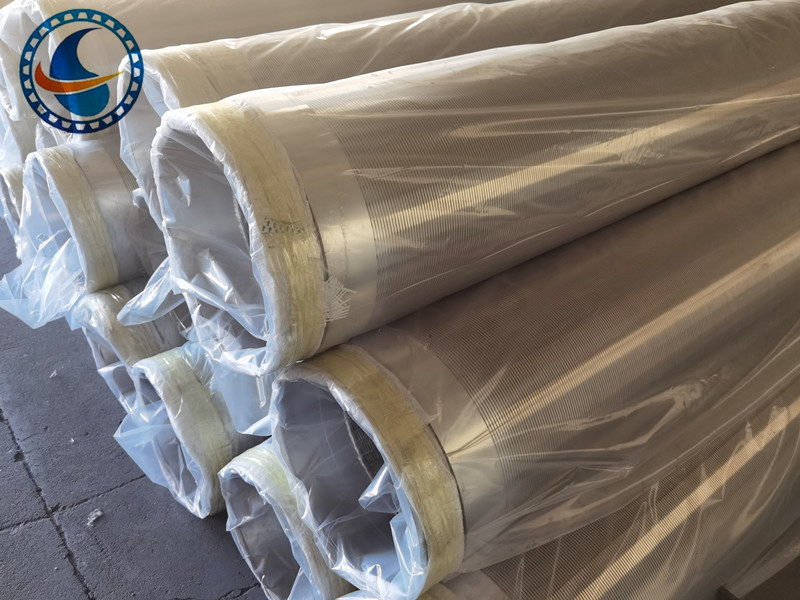 Οθόνη περιτυλιγμένη με σύρμα από ανοξείδωτο χάλυβα 304L 12-3/4 ιντσών για έλεγχο άμμου