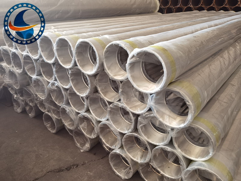 Οθόνη περιτυλιγμένη με σύρμα από ανοξείδωτο χάλυβα 304L 12-3/4 ιντσών για έλεγχο άμμου