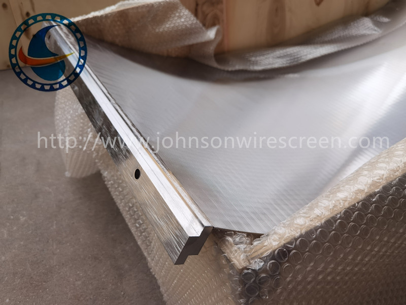 Φίλτρο οθόνης τόξου συρμάτινου σφήνας SS316L για επεξεργασία λυμάτων