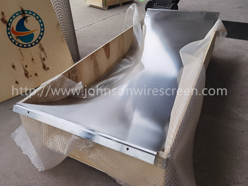 Φίλτρο οθόνης τόξου συρμάτινου σφήνας SS316L για επεξεργασία λυμάτων