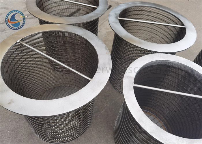 321 Ανοξείδωτος χάλυβας Johnson V Wire Screen Welding Cylinder for Filter