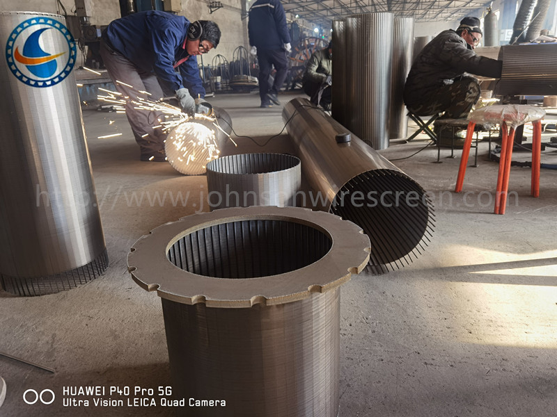 Τιτανίου 0,18MM Slot Wedge Wire Screen για Μηχανική Φιλτράρισμα