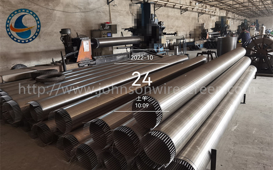 Γαλβανισμένη οθόνη χαμηλού άνθρακα Johnson Vee Wire Screen 8-5/8