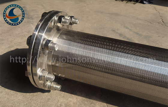 Dn 100 Wedge Wire Screen Pipe από ανοξείδωτο ατσάλι 304 για φιλτράρισμα