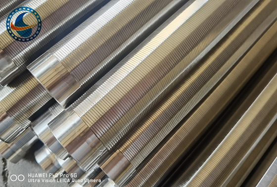 Επεξεργασία τροφίμων Johnson Vee Wire Screen με μέγεθος πλέγματος 1mm-100mm
