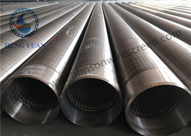 Η σφήνα Β διαμορφωμένη οθόνη καλωδίων SS 205 Johnson τύλιξε τον αυλακωμένο σωλήνα για τη διήθηση