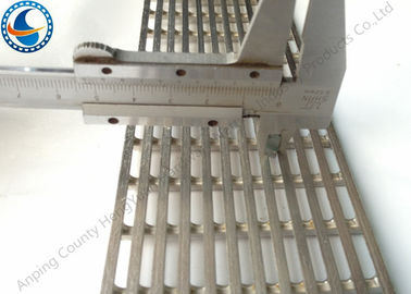 304 επίπεδη αντιδιαβρωτική 0.2mm οθόνης καλωδίων σφηνών ανοξείδωτου αυλάκωση επιτροπών