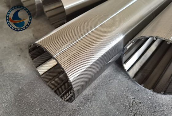 SS316L 300μm Whedge Wire Screen Mesh για την επεξεργασία λυμάτων