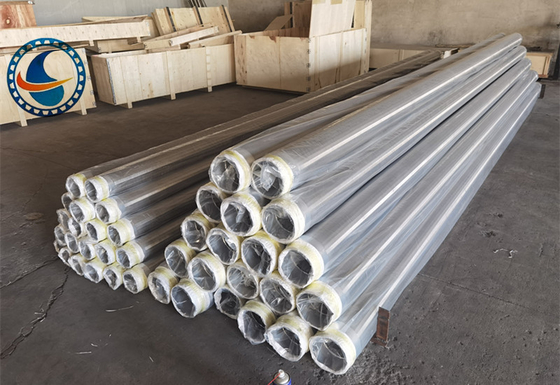 SS304L 168mm Johnson VEE-WIRE Διάσωμα οθόνης πηγάδι νερού