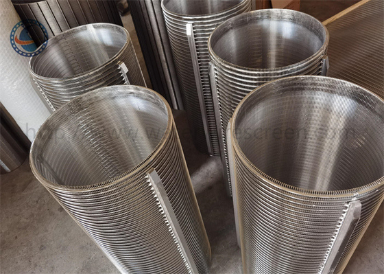 Ss 304 Filter Rotary Screen Drum Johnson Slot Screen Basket από μέσα προς τα έξω